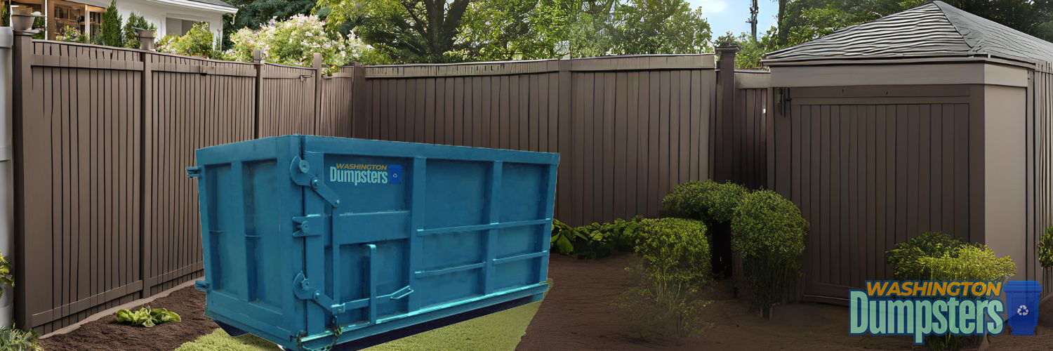Roll-off dumpsters for construction sites